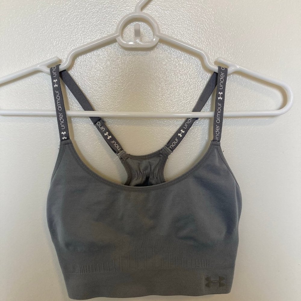 Gray Sports Bra